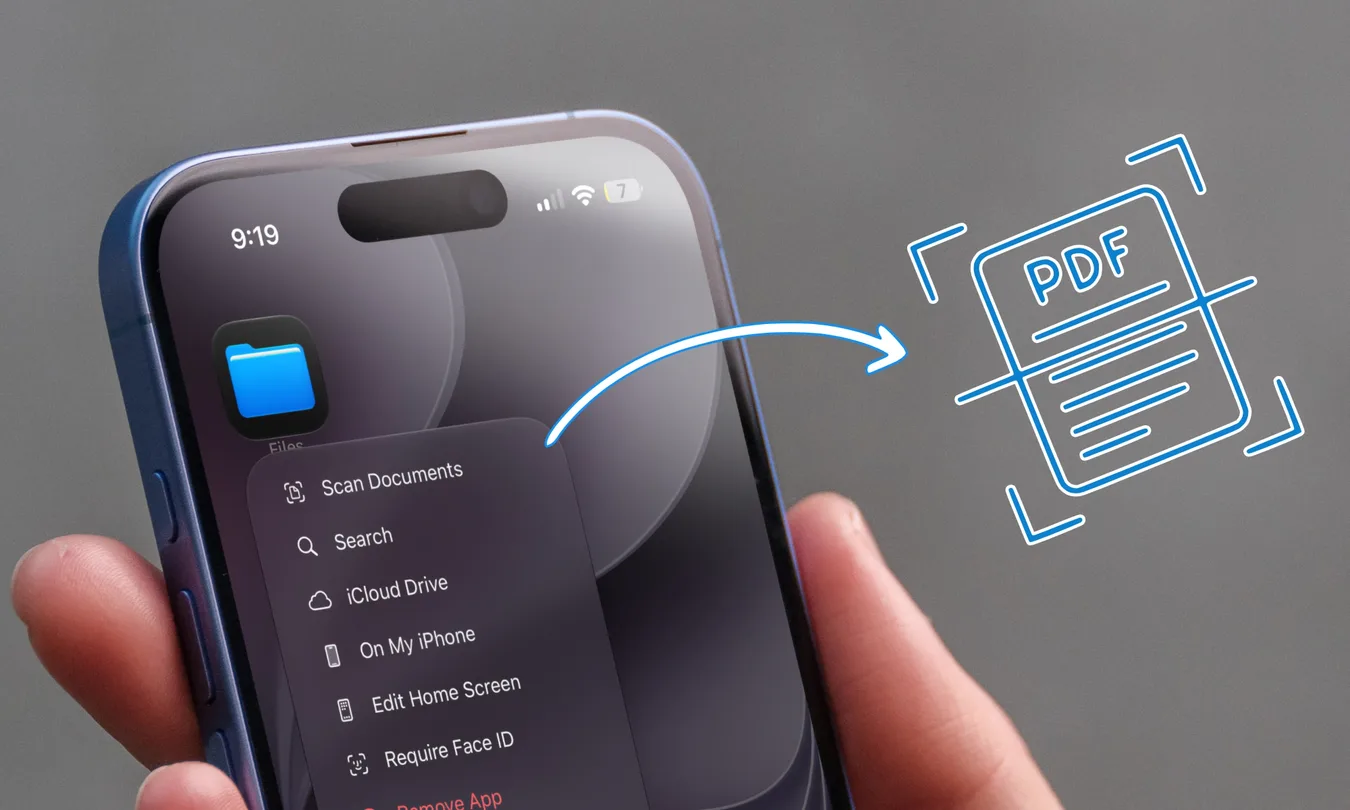 No scanning app? No problem. Your iPhone has you covered.